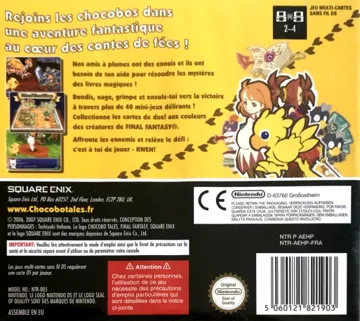 Final Fantasy Fables - Chocobo Tales (Europe) (En,Fr,De,Es,It) box cover back